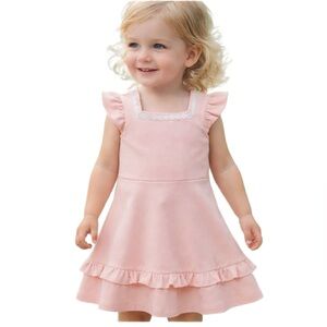 Janie and Jack Pink Jumper Size 3 EUC